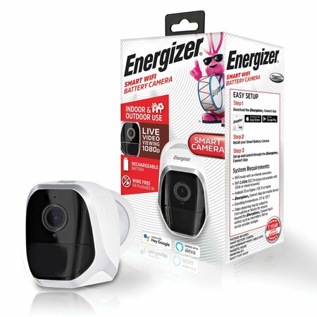ENERGIZER Smart 1080p Indoor/Outdoor Battery Camera EOB1-1001-WHT